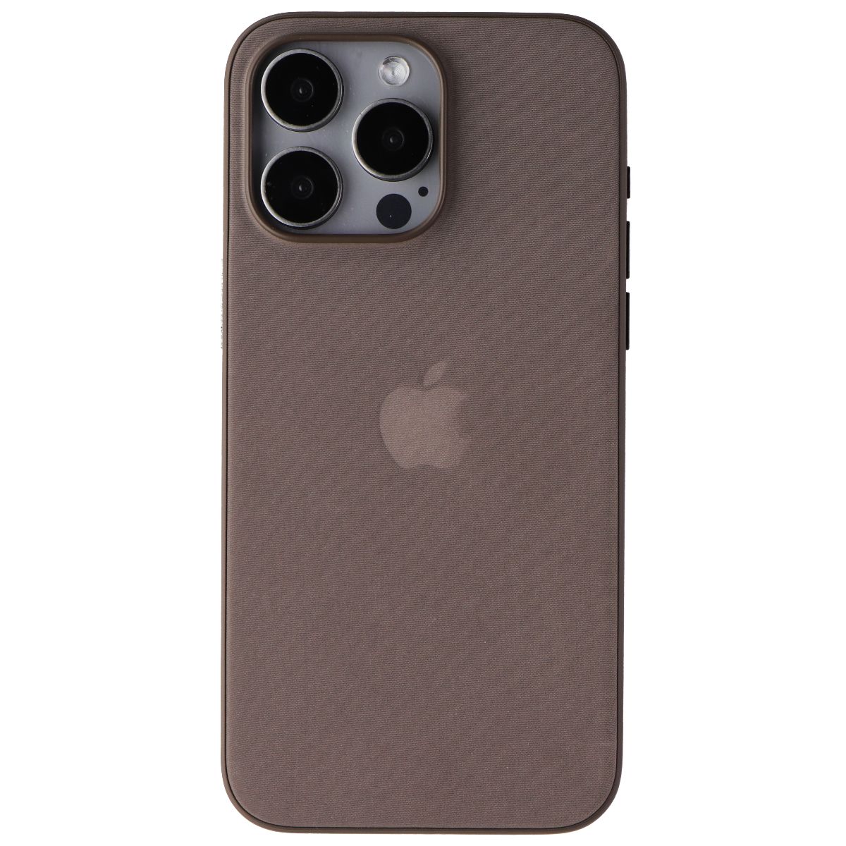 Apple FineWoven MagSafe Case for iPhone 15 Pro Max - Premium Taupe Leather Alternative with Magnetic Attachment - Perfect for Work, Travel & Daily Protection