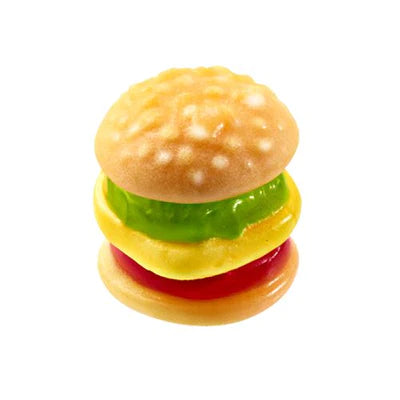 eFruitti® Mini Burger Gummies - Sweet & Chewy Candy Snacks for Kids, Parties & Movie Nights - Fun Fruit-Flavored Treats for Birthdays, Halloween & School Events
