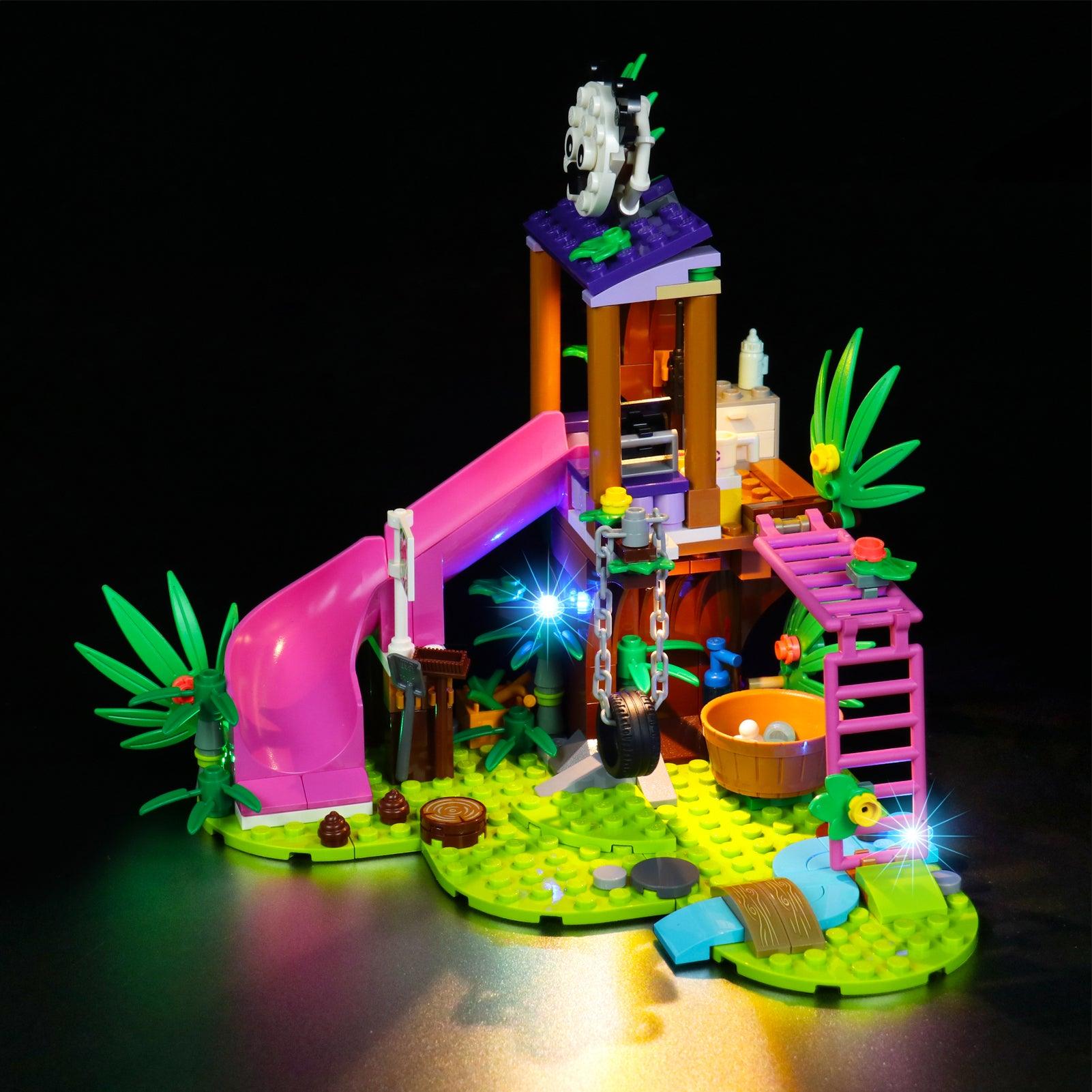 LEGO Friends Panda Jungle Tree House 41422 Light Kit - Compatible with Official LEGO Sets | DIY Lighting for Enhanced Display & Nighttime Play | Perfect for Kids' Rooms & LEGO Collections