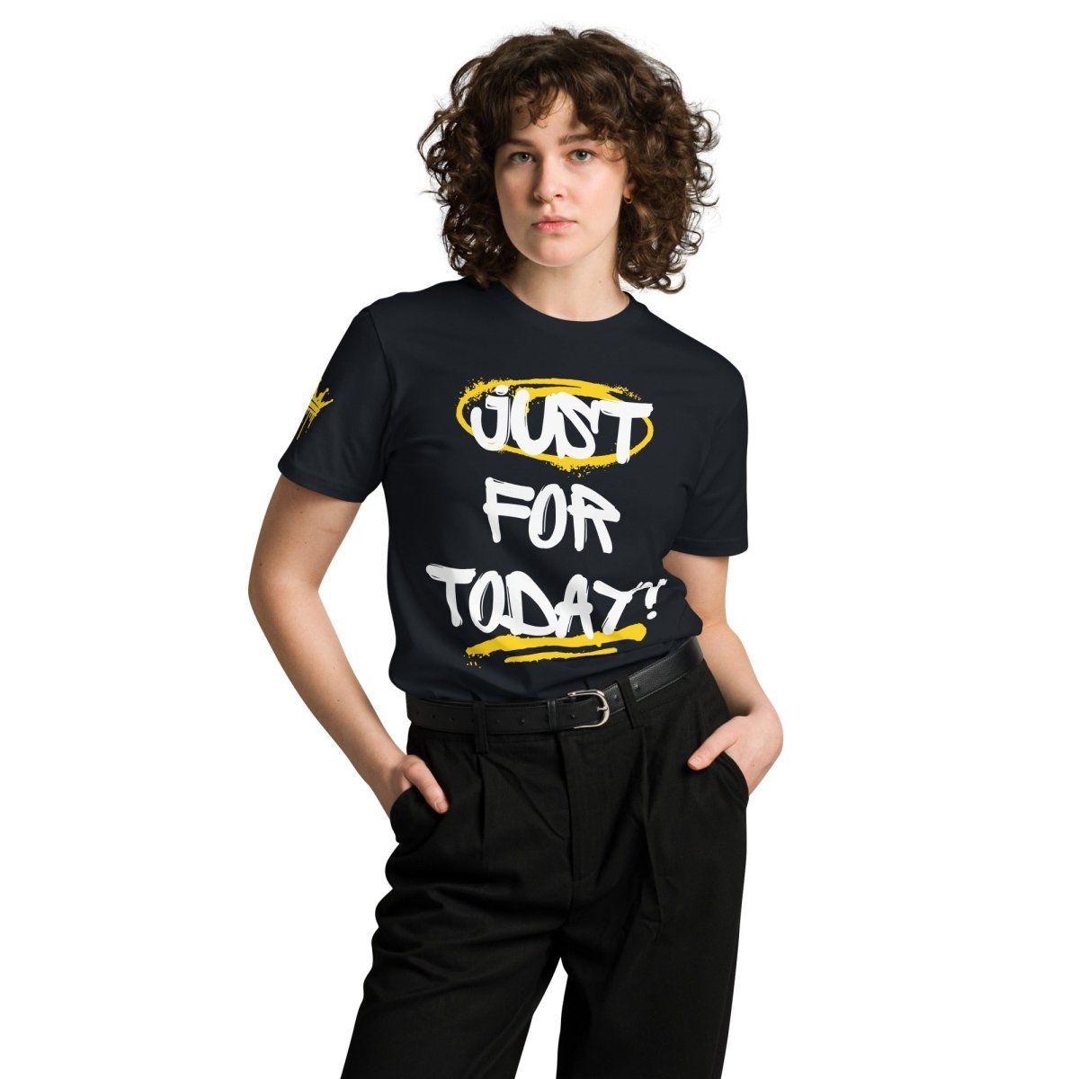 Street Sovereign Tee - 'Just for Today' & 'TRY' Edition Graphic T-Shirt for Men | Trendy Streetwear Fashion | Perfect for Casual Wear, Urban Outfits & Music Festivals