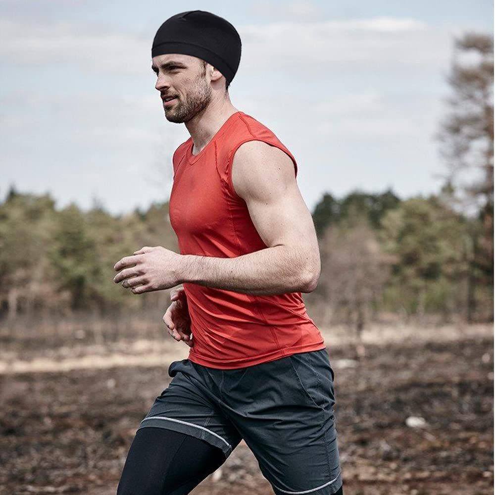 6 Pack Cooling Skull Caps - Moisture Wicking Helmet Liner for Running & Cycling - Breathable Beanie for Men & Women - Perfect for Workouts, Sports & Outdoor Activities