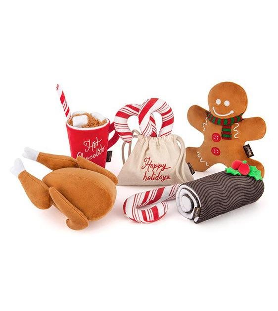 Eco-Friendly Holiday Classics Hot Chocolate Dog Toy - Chew-Resistant & Safe for Pets - Perfect for Christmas Gifts & Playtime Fun