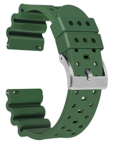 Army Green/Silver Buckle