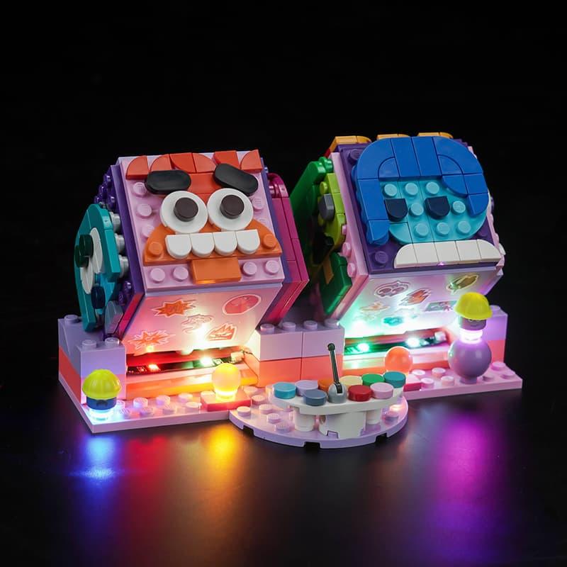 LEGO Disney Inside Out 2 Mood Cubes 43248 Light Kit - LED Lighting Set for Building Blocks - Perfect for Display & Nighttime Play
