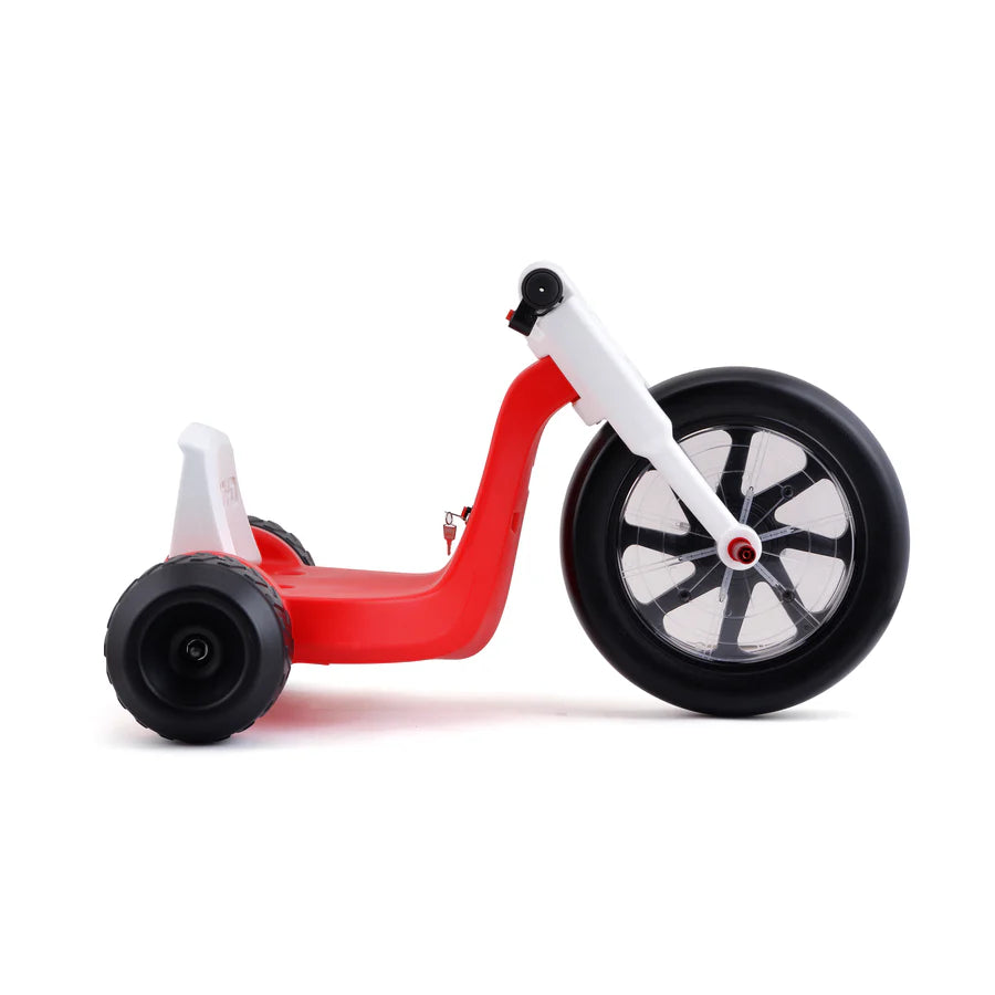 **Droyd Kids Electric Trike 24V 2Ah Lithium-Ion Battery, 50W Brushed Motor, 6 MPH Speed, 3 Miles Range – Red | Fun Outdoor Ride for Boys & Girls, Parks & Neighborhood Adventures**
