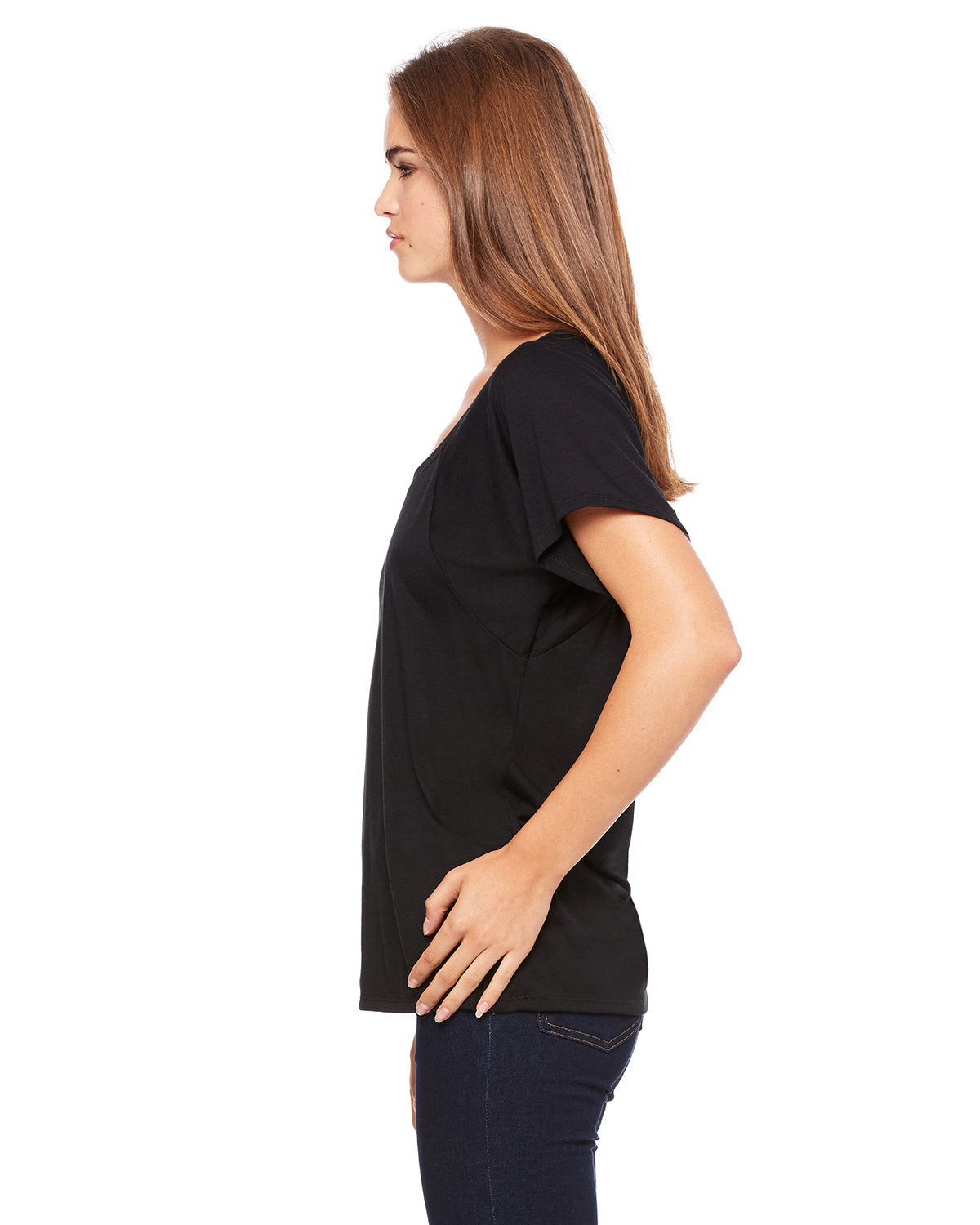 Bella + Canvas B8801 Women's Flowy Raglan T-Shirt - Soft & Comfortable Casual Tee for Everyday Wear, Gym, Yoga & Lounge