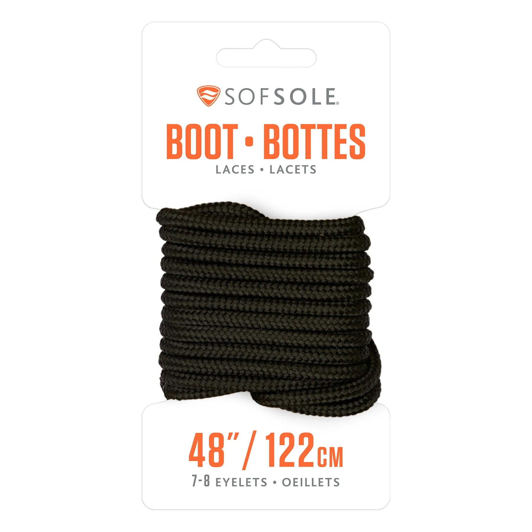 Durable Sofsole Boot Laces for Work & Hiking - Heavy Duty Shoelaces for Boots, Shoes & Outdoor Activities - Perfect for Construction, Military & Everyday Use