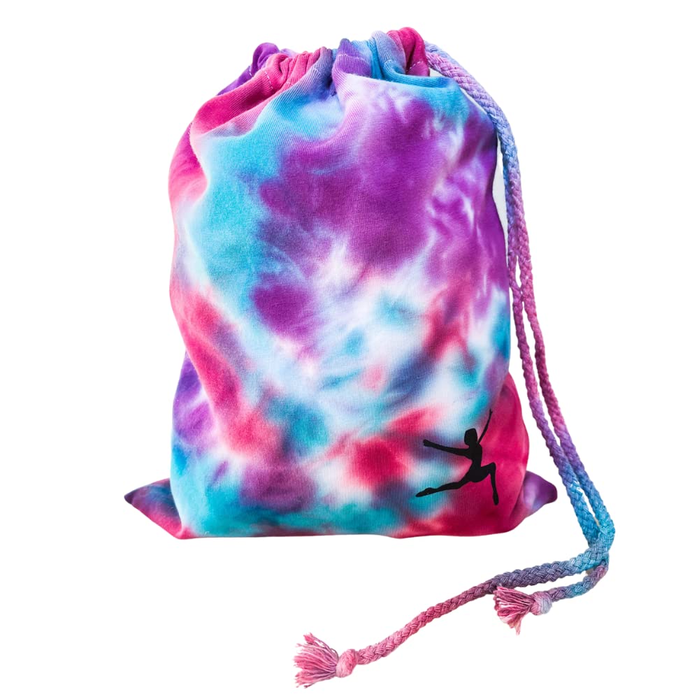 Custom Tie Dye Gymnastics Grip Bag DIY Kit - Personalized Training Gear for Gymnasts - Perfect Gift for Girls & Fun Team Activity - Ideal for Practice, Competitions & Gym Storage