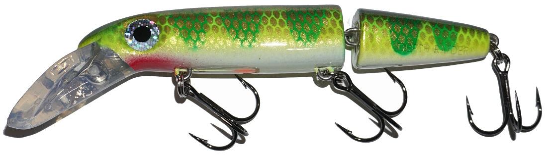 Bucher Jointed 6 DepthRaider Crankbait Fishing Lure - Premium Bass Fishing Bait for Deep Water & Trolling - Perfect for Freshwater & Saltwater Anglers