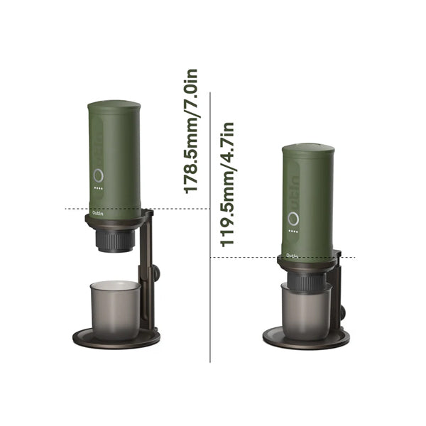 Portable Universal Coffee Stand - Adjustable Height & Foldable Design for Home, Office, and Travel | Perfect for Espresso Machines, Pour Over, and French Press Brewing
