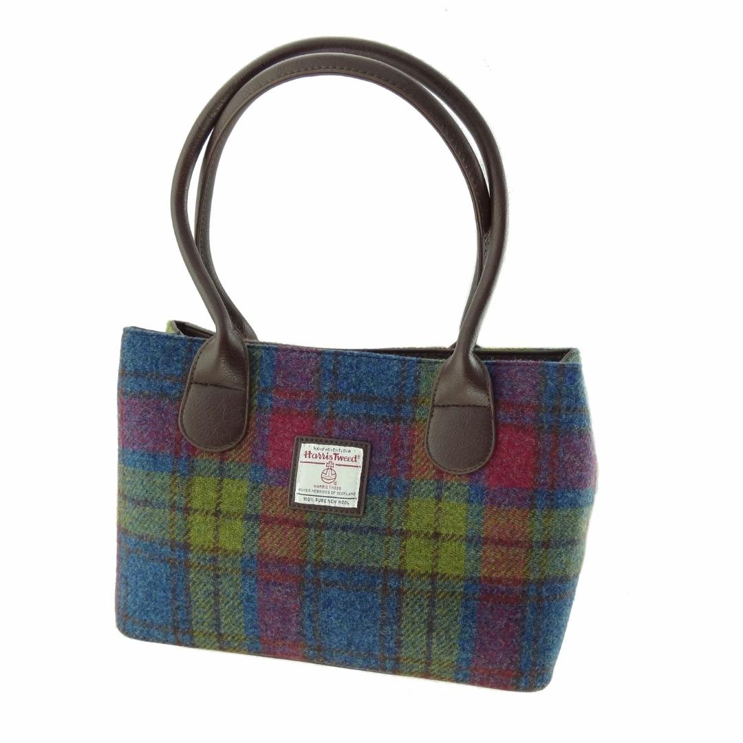 Classic Harris Tweed Handbag for Women [22 Colors] - Elegant Crossbody Purse with Adjustable Strap, Perfect for Work, Travel & Everyday Use