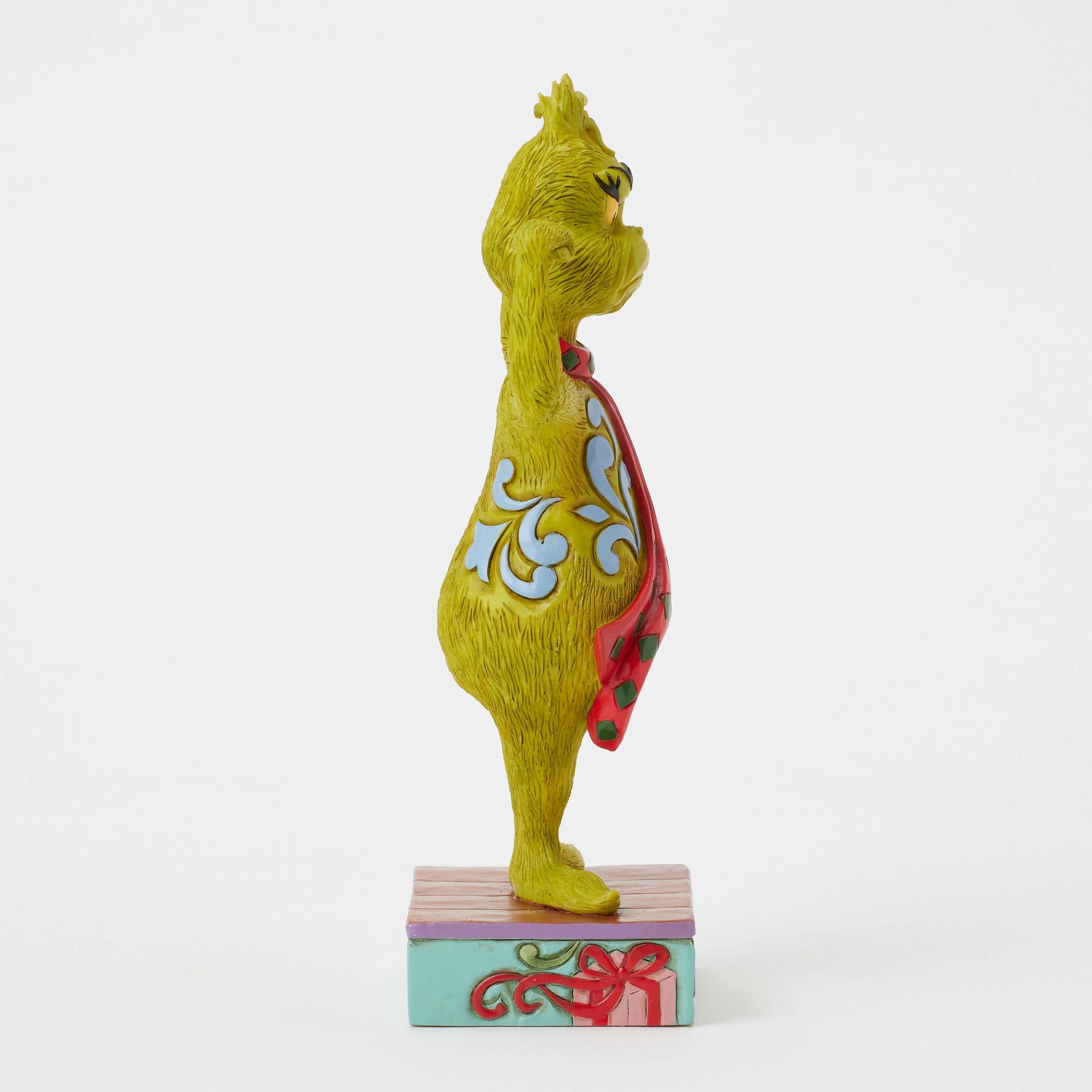 Grinch Plugging His Ears Figurine - Christmas Decor, Holiday Home Decoration, Whoville Collectible - Perfect for Xmas Tree, Mantel & Gift Giving