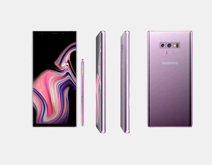 Samsung Galaxy Note 9 N960F 512GB 8GB RAM Dual SIM GSM Unlocked Smartphone - Lavender Purple | Premium Android Phone for Business & Entertainment