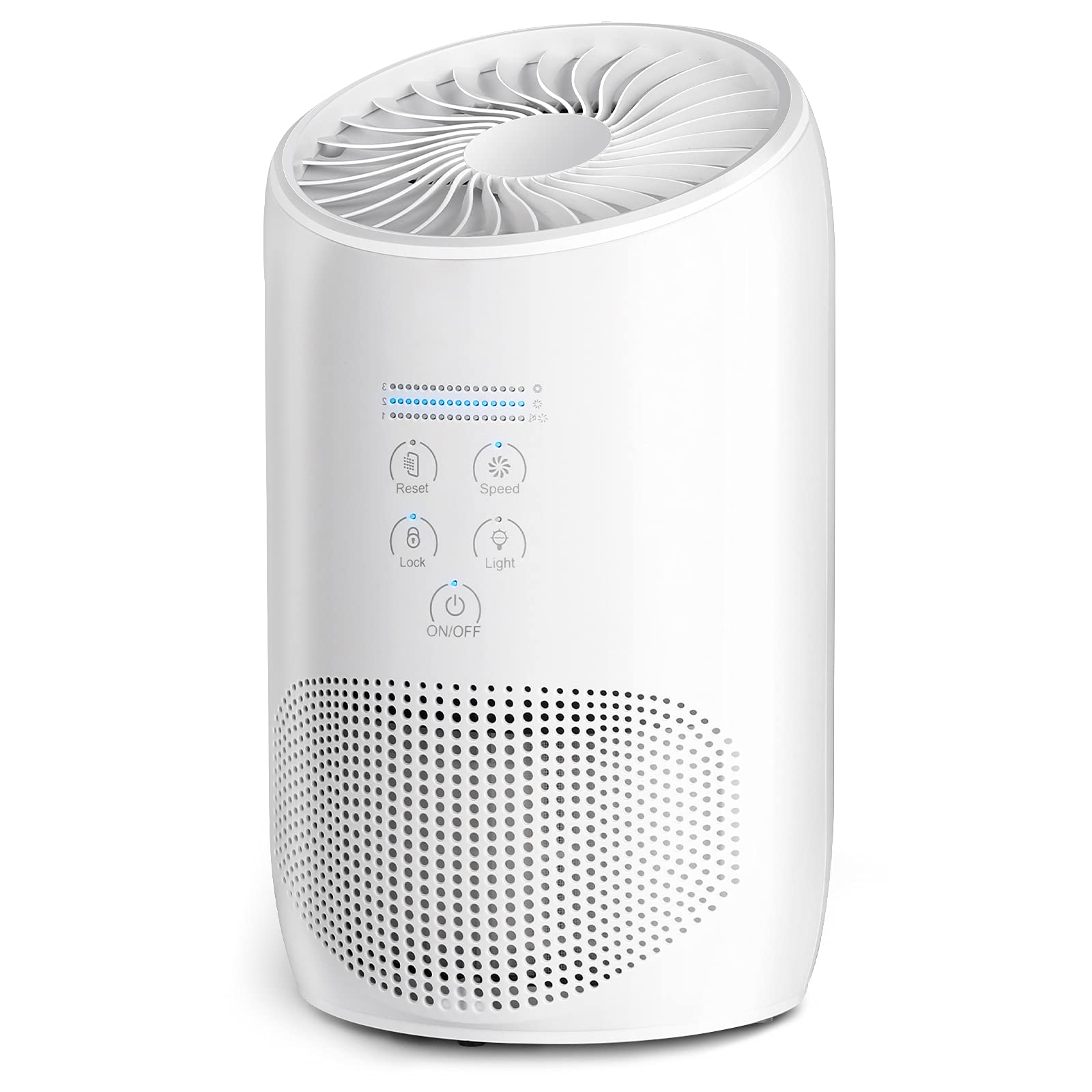 HEPA Air Purifier for Home & Bedroom - 99.9% Effective Smoke, Dust, Odor & Pet Dander Removal with Fragrance Sponge & Ultra Quiet Operation - Perfect for Allergies, Asthma Relief & Fresh Indoor Air