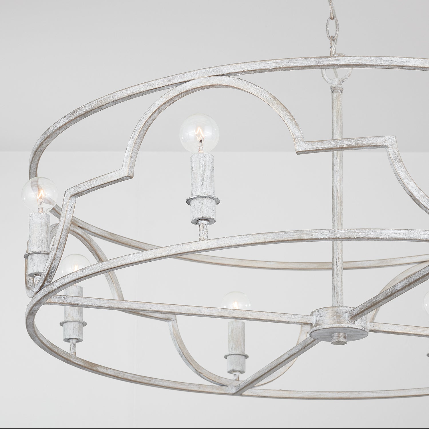 Capital Lighting Eight Light Pendant - Modern Chandelier for Dining Room, Kitchen Island & Living Room Decor | Adjustable Hanging Fixture with 8 Lights