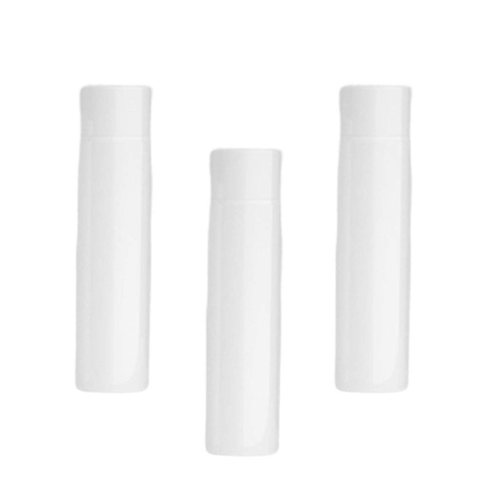 3-Piece Cabilock Vacuum Airless Cosmetic Containers Set - Leak-Proof Makeup & Lotion Pump Bottles for Travel (White) | Perfect for Skincare, Foundation, Serum Storage & On-The-Go Beauty Essentials