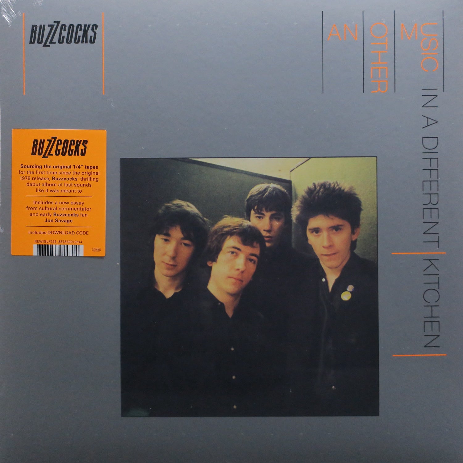 BUZZCOCKS 'Another Music In A Different Kitchen' Vinyl LP Record - Punk Rock Classic Album for Music Collectors & Vinyl Enthusiasts - Perfect for Home Listening & Record Collections