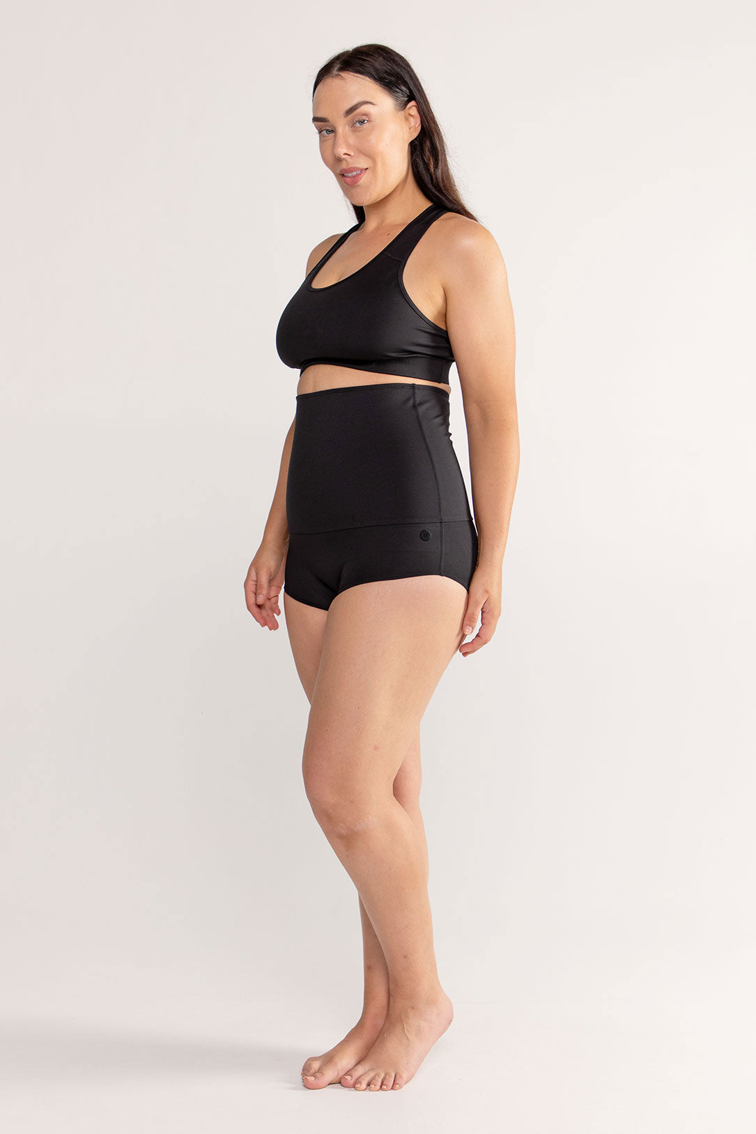 Postpartum Underwear for Women - Soft & Breathable High Waist Postpartum Panties - Black - Perfect for Post-Delivery Recovery & Comfort