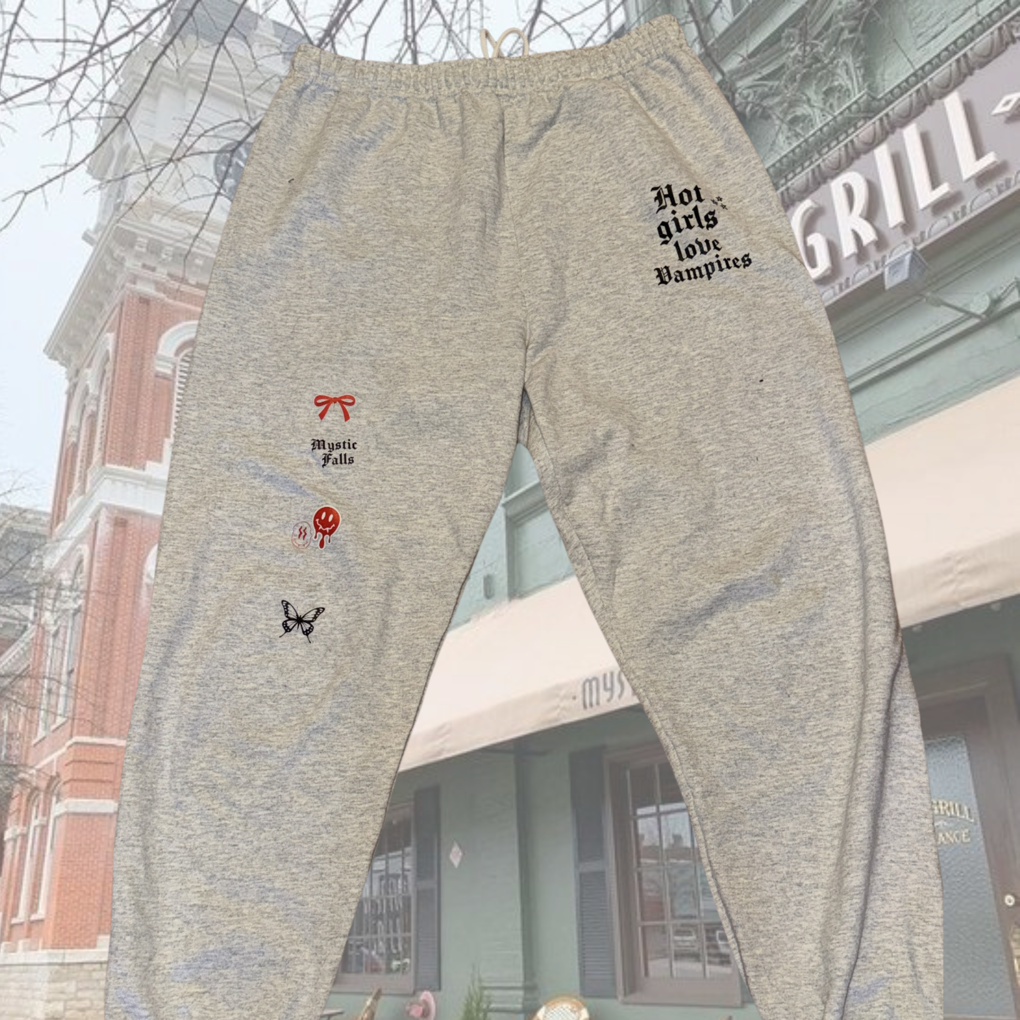 Hot Girls Love Vamps Sweatpants - Trendy Women's Joggers for Casual Wear & Gym - Perfect for Lounge, Workouts & Street Style