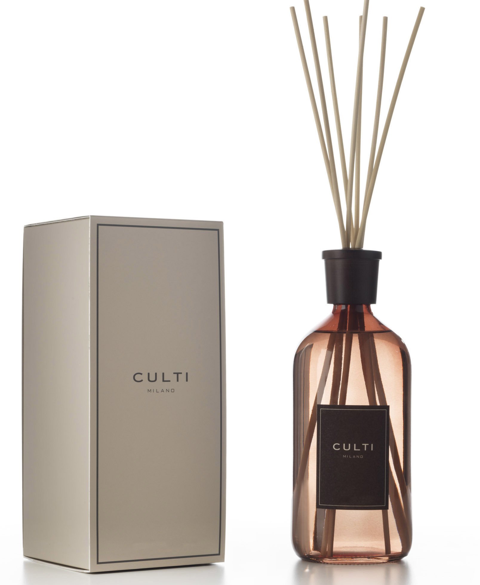 Culti Milano Luxury Home Scented Air Freshener Diffuser - Tessuto Fragrance | Premium Reed Diffuser for Living Room, Bedroom & Office | Long-Lasting Italian Home Decor Scent