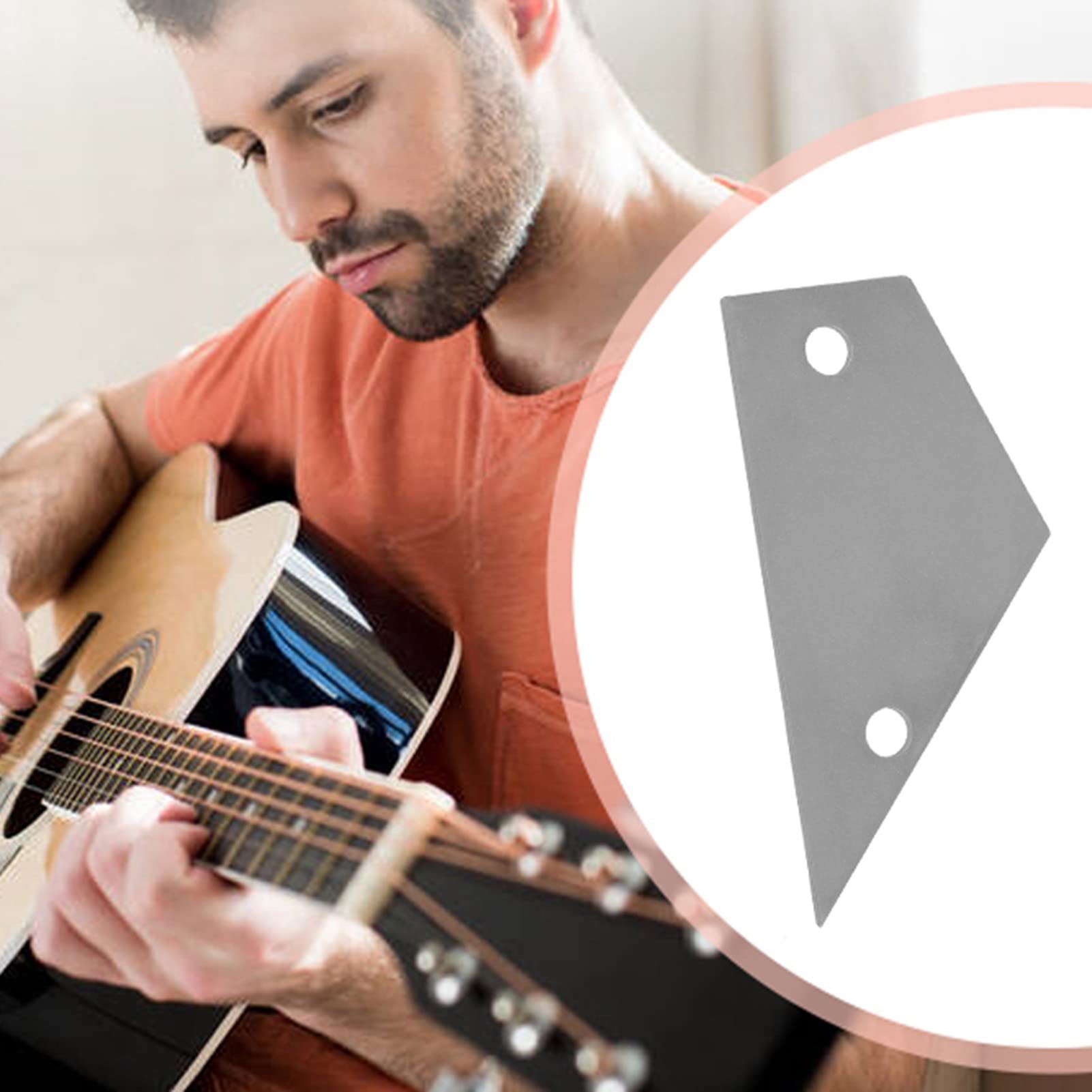 Premium Stainless Steel Fret Rocker Tool - Guitar & Bass Fret Leveling Ruler for Luthiers | Perfect for DIY Guitar Repair, Setup & Maintenance | Professional Luthier Tool for Precise Fretwork