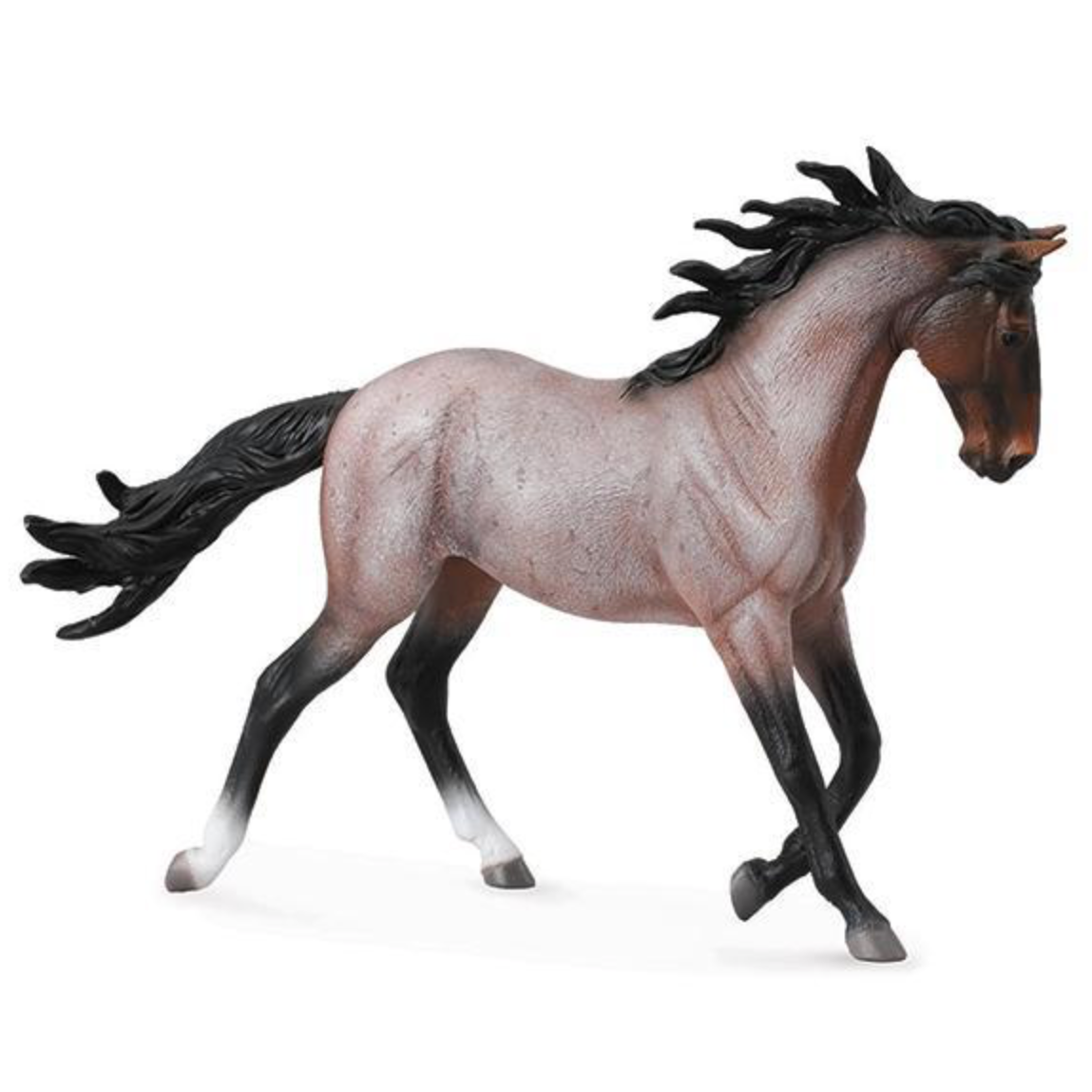 Breyer Bay Roan Mustang Mare - Hand-Painted Collectible Horse Model for Display, Gifts & Equestrian Decor | Perfect for Collectors, Kids & Home Décor