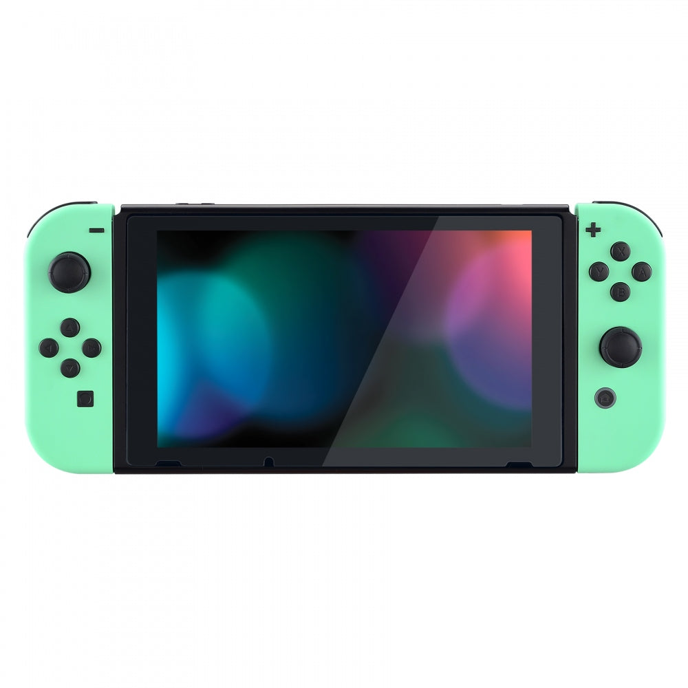eXtremeRate Mint Green Nintendo Switch Joycon Controller Shell Replacement - Full Set Buttons & Back Plate DIY Kit for NS Switch (Model QP308) | Gaming Accessories for Custom Console Mods & Repairs