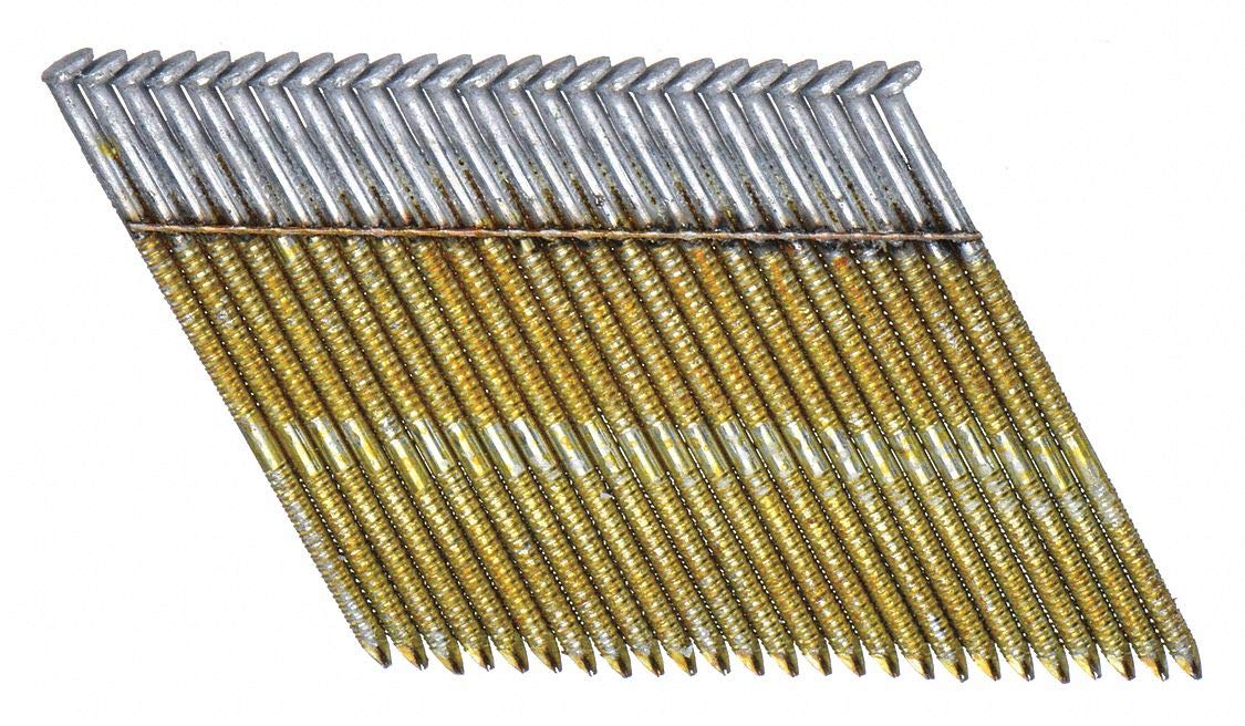 2-3/8 Inch Framing Nails - 2000 Count Bulk Pack for Wood Framing, Construction, and DIY Projects