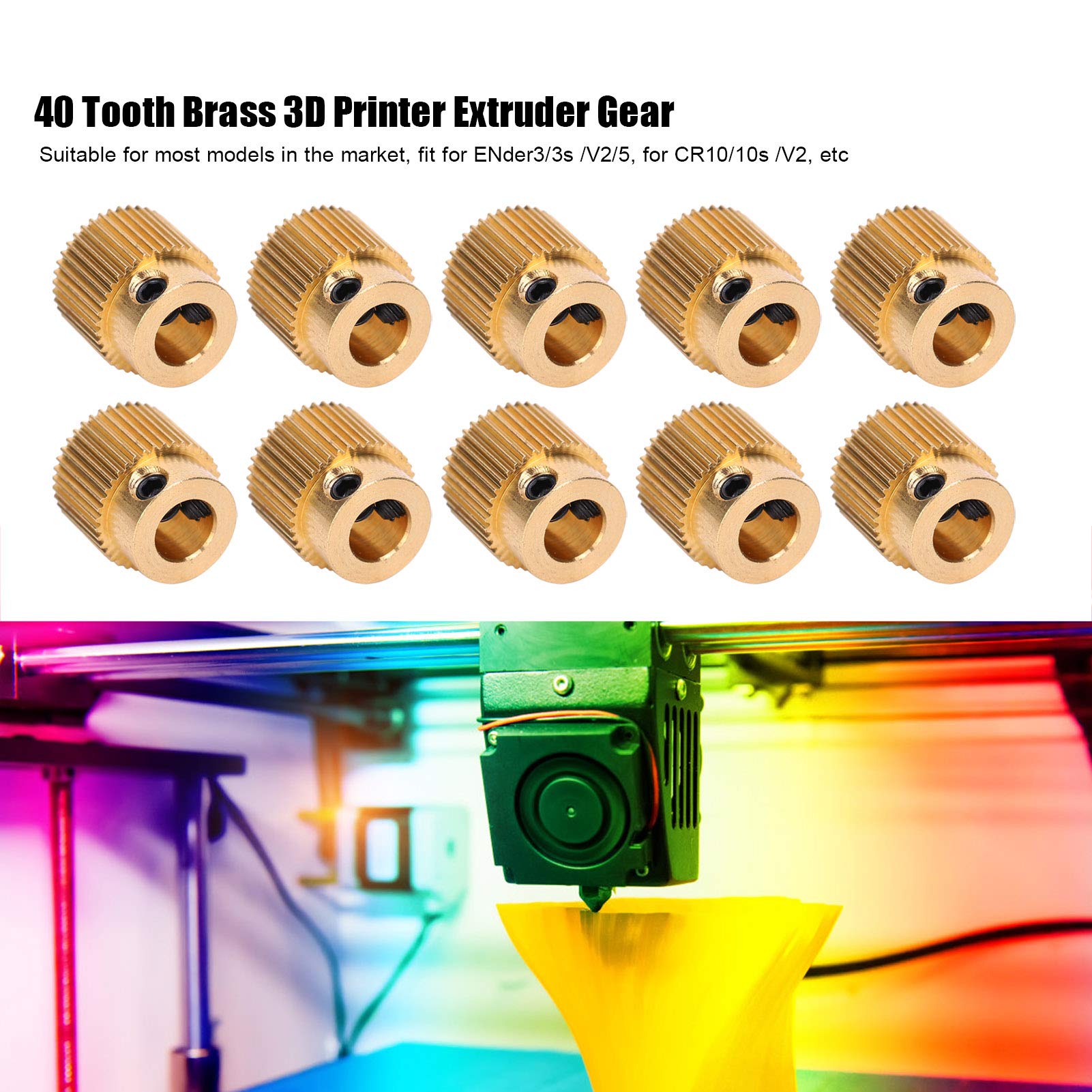 High-Quality 3D Printer Extruder Gear - Durable Extrusion Gear for Smooth Printing - Compatible with Most 3D Printers - Perfect for Industrial Applications & DIY 3D Printing Projects - Ideal for Home, Office, and Workshop Use