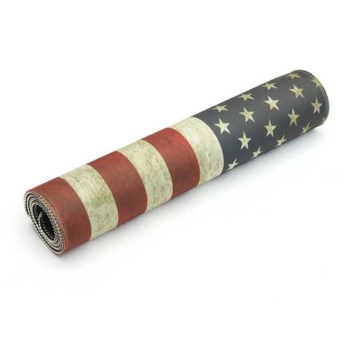 600x300x3mm American Flag Pattern Large Mouse Pad - Non-Slip Desk Mat for Laptop & Computer Gaming Office Work (USA Design)