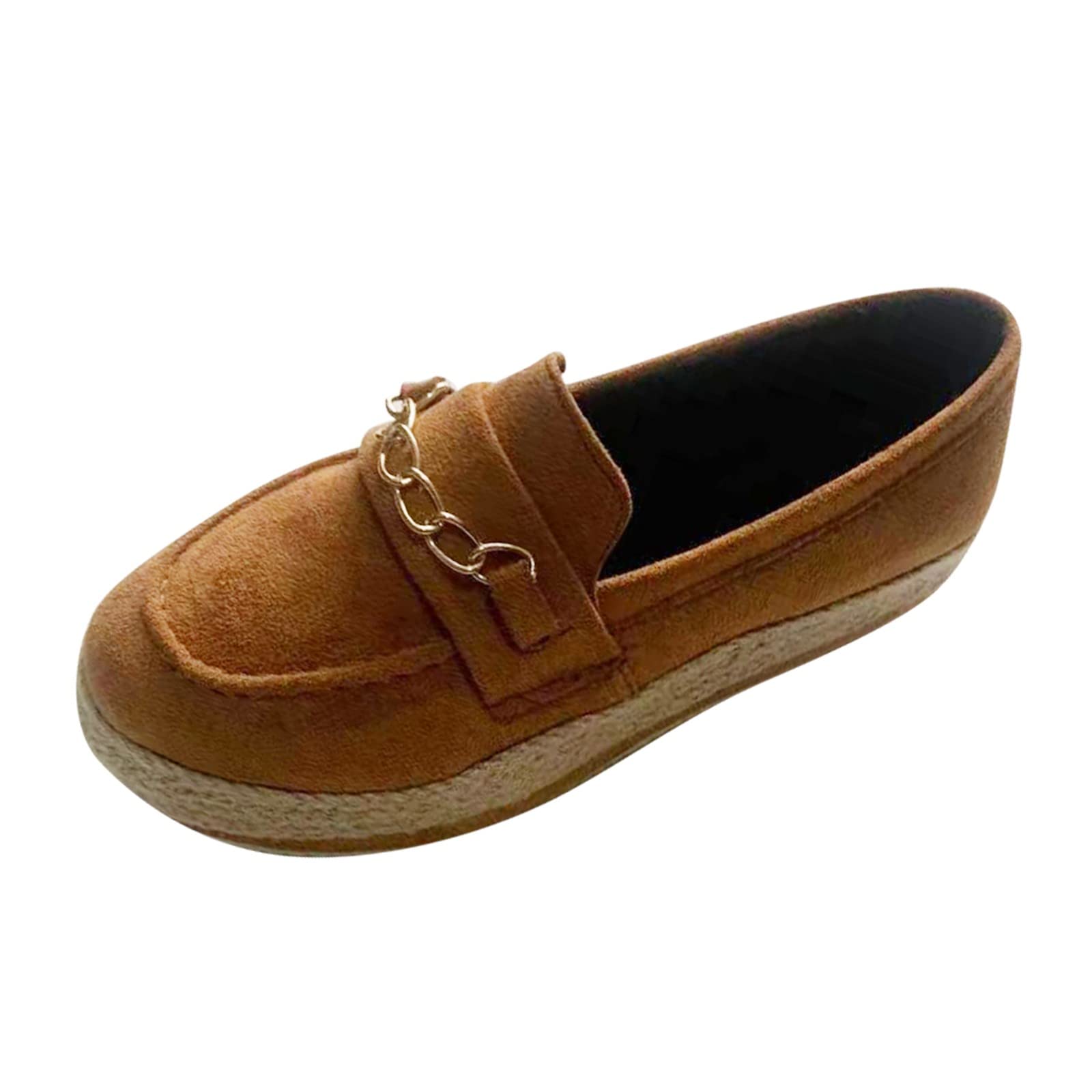 Black Casual Slip-On Sneakers for Women - Breathable Comfort Flats with Thick Sole | Fashionable Leisure Shoes for Outdoor, Walking & Everyday Wear