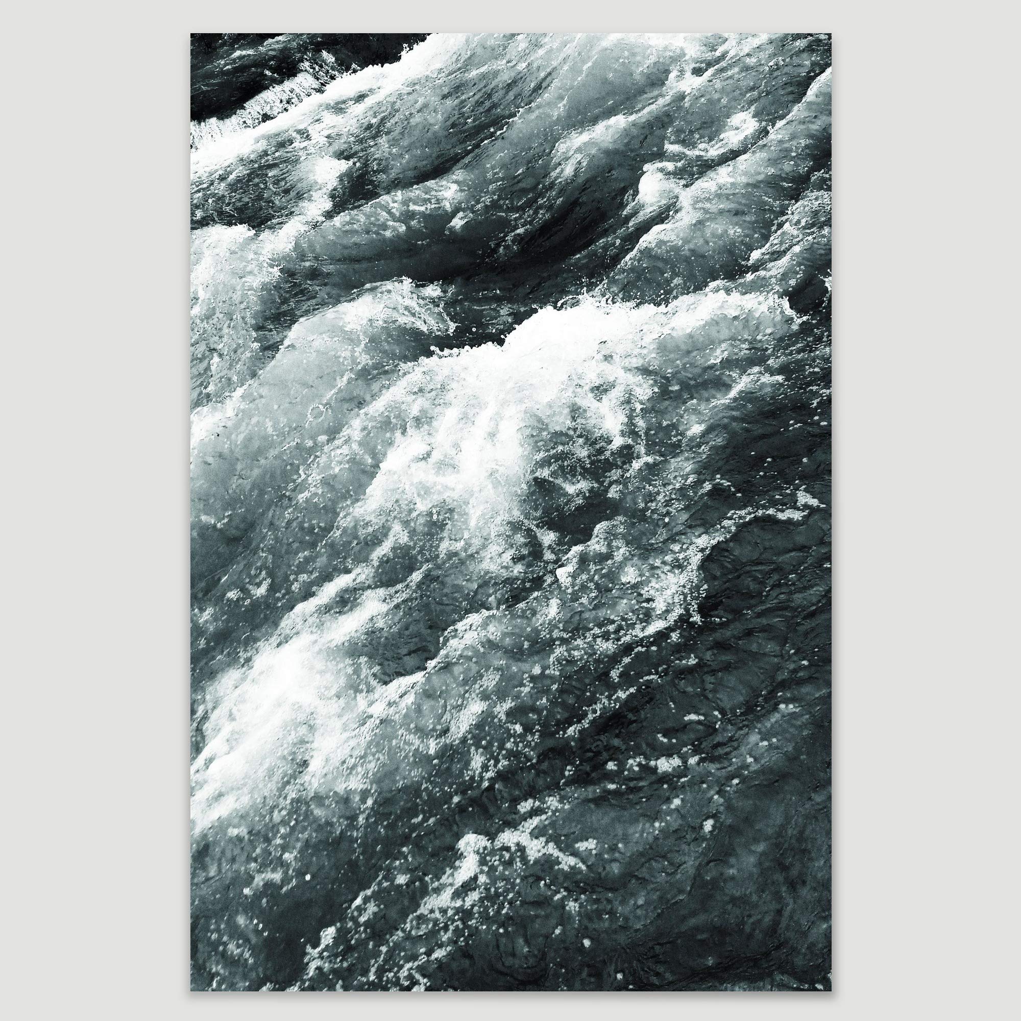 Coastal Canvas Wall Art - 32x48 Inch Blue Wave Beach Photography for Relaxing Home & Office Decor | Perfect for Living Room, Bedroom or Coastal Themed Spaces