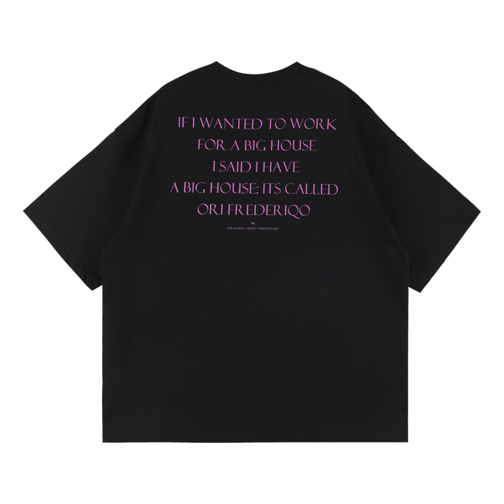 Ori Frederiqo Jacquemus Classic SS Te Black T-Shirt for Men | Premium Cotton Casual Wear | Perfect for Street Style & Everyday Outfits