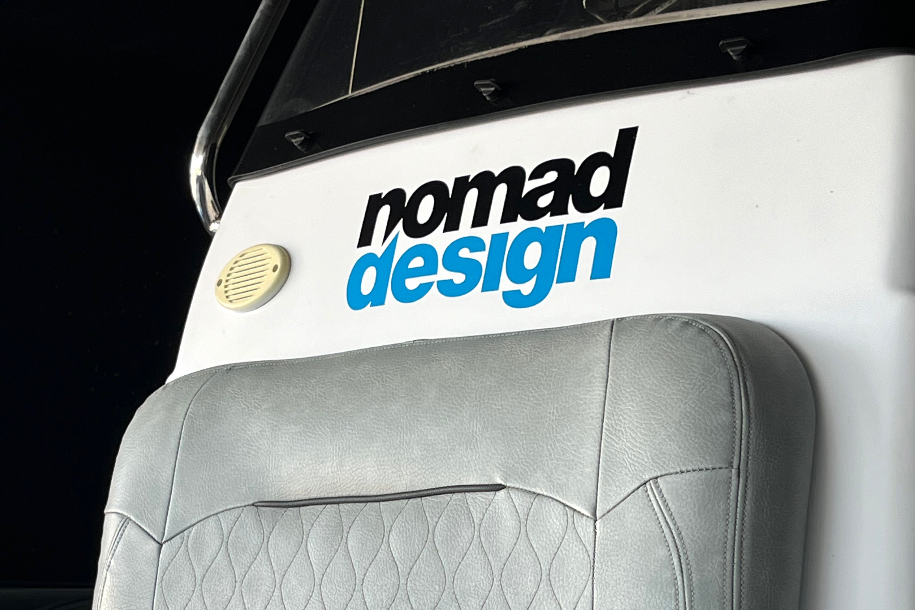 Nomad Design Sticker - Premium Vinyl Decals for Laptops, Phones & Water Bottles | Durable, Waterproof & Customizable - Perfect for Personalizing Tech Gadgets & Travel Accessories
