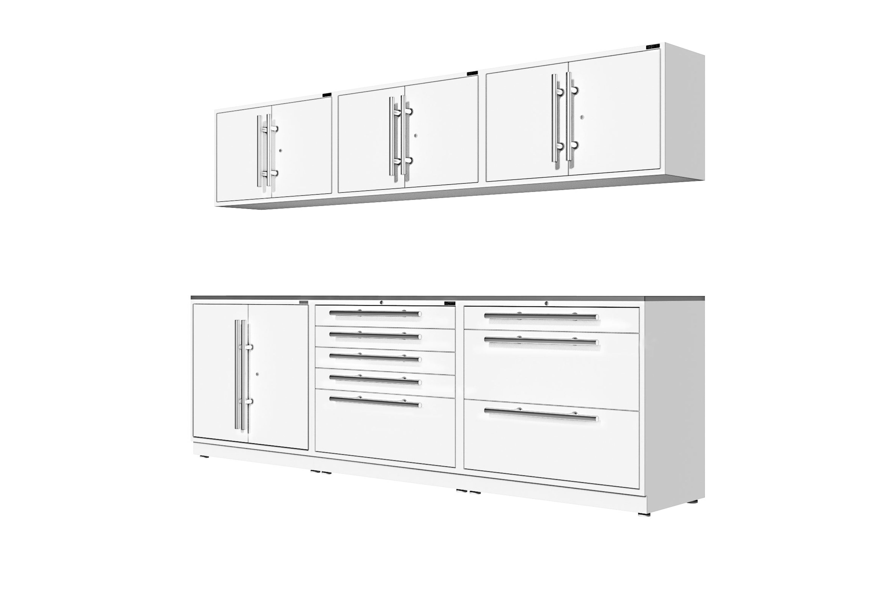 ProSlat LUX 120 Preconfigured Wall Panel System - Garage Storage & Organization Solution for Tools, Bikes & Sports Equipment