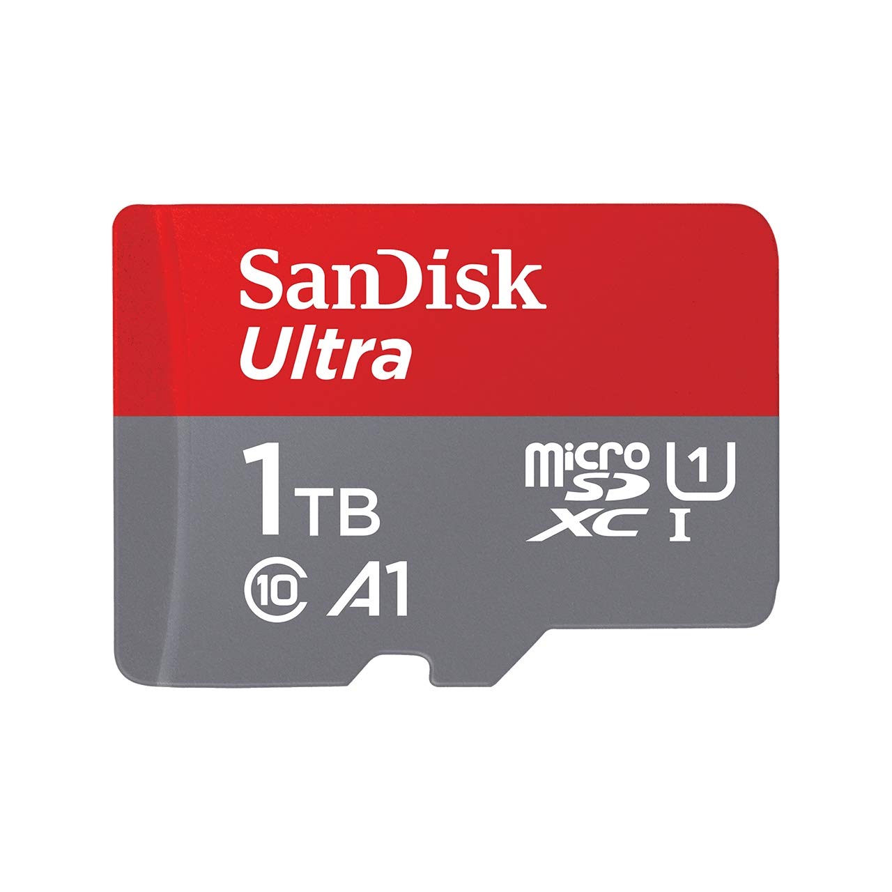 SanDisk 1TB Ultra microSDXC UHS-I Memory Card with Adapter - 120MB/s Read Speed, C10, U1, A1, Full HD, for Smartphones, Drones, Action Cameras & Gaming Consoles - SDSQUA4-1T00-GN6MA