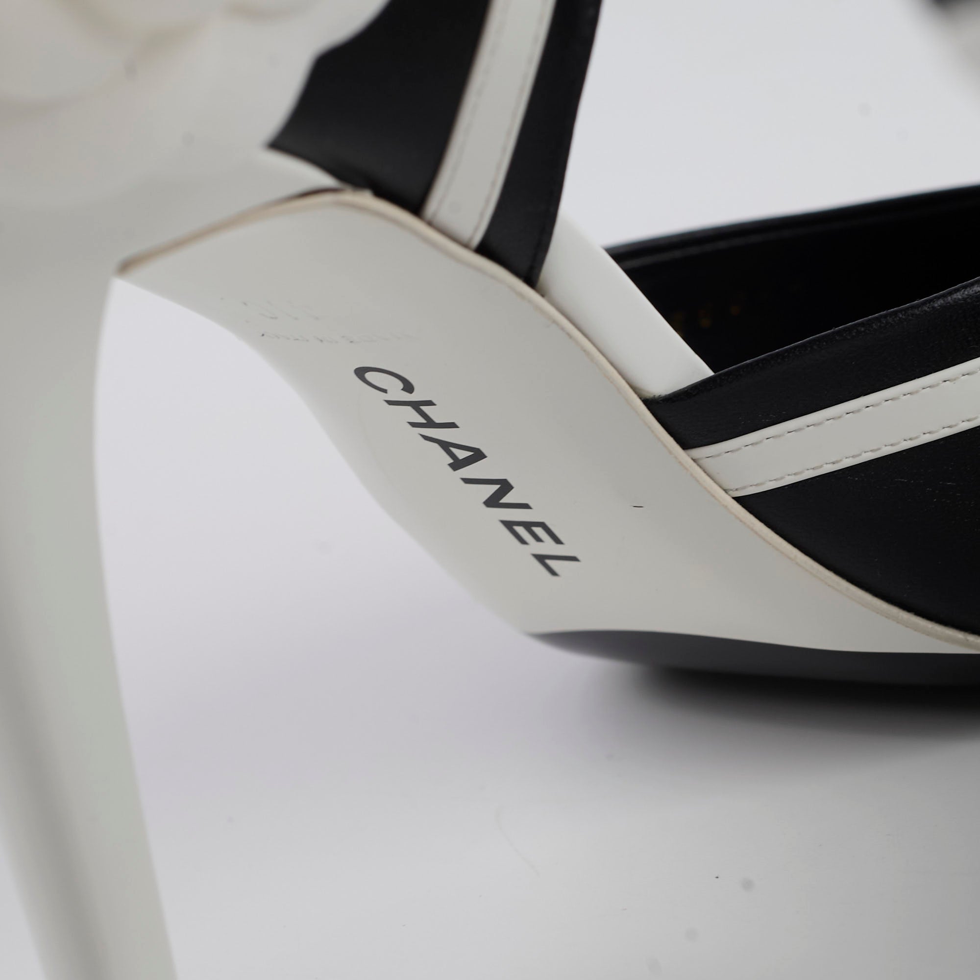 Chanel Black and White Pumps for Women - Size 41 | Classic Designer High Heels for Office, Party & Special Occasions