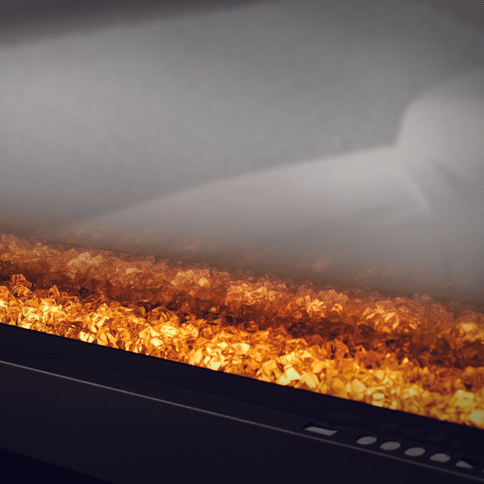 Napoleon Clearion Elite 50-Inch See-Through Electric Fireplace - Modern Indoor Heating Solution for Living Room, Bedroom & Office
