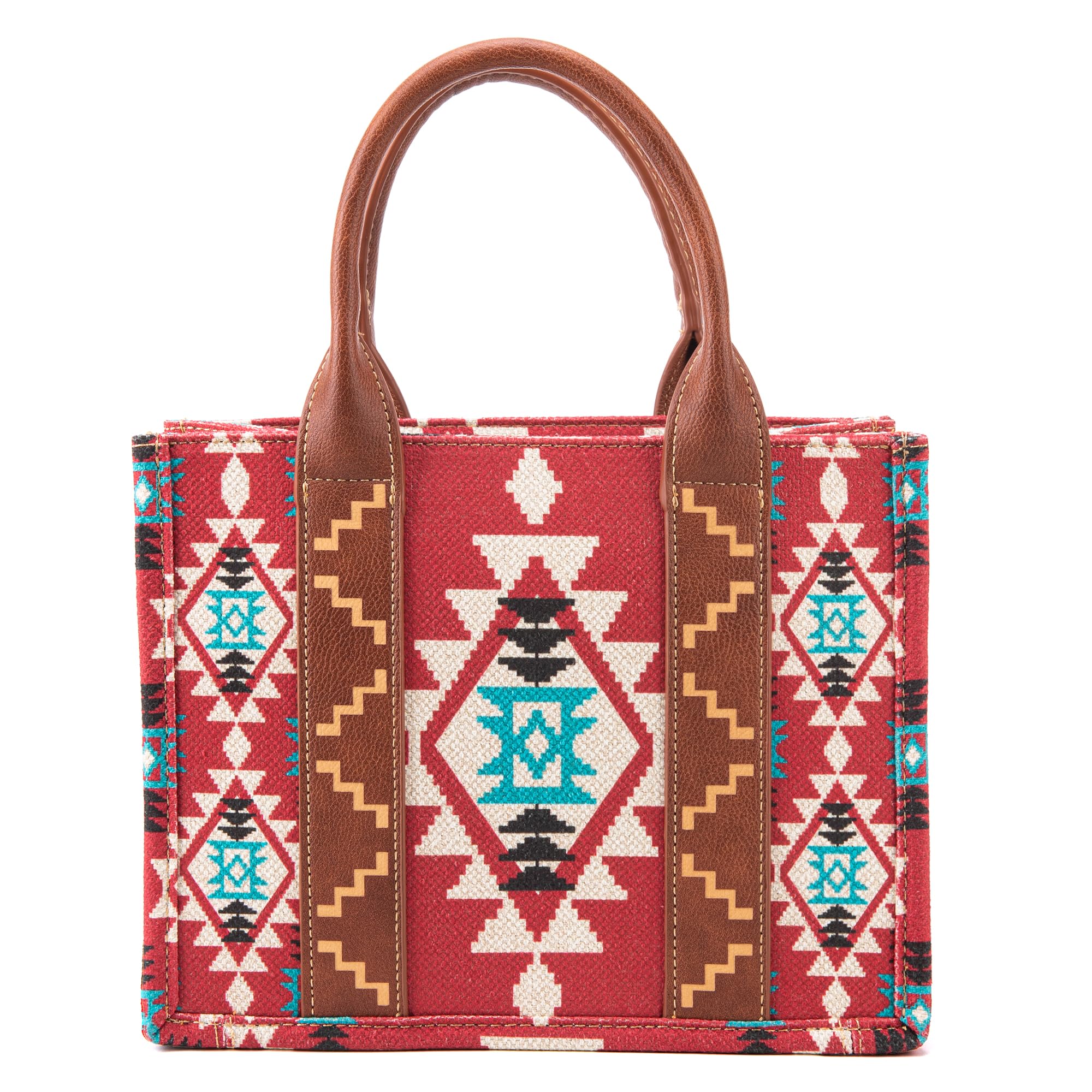Wrangler Aztec Tote Bag for Women - Boho Shoulder Purse & Handbag - Perfect for Work, Travel & Casual Outings