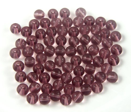 6mm Round Reconstituted Amethyst Gemstone Beads - 64pcs for Jewelry Making, DIY Crafts & Spiritual Healing | Perfect for Bracelets, Necklaces & Meditation Accessories
