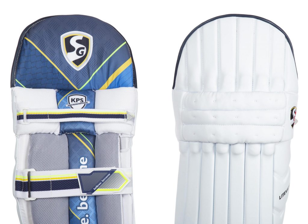 SG Litevate Cricket Batting Leg Guards - Lightweight Protective Gear for Cricket Players - Perfect for Practice & Matches