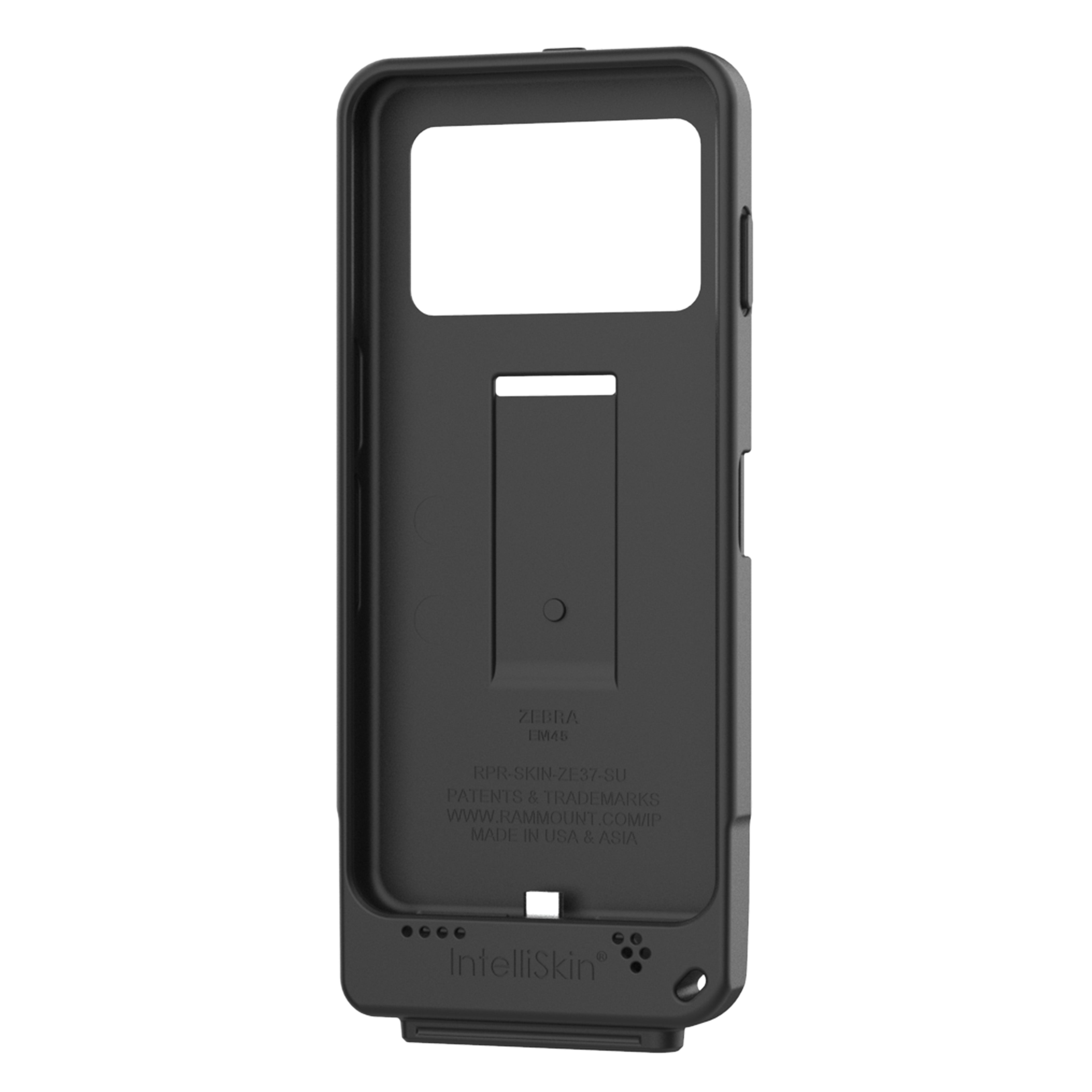 IntelliSkin® Protective Case for Zebra EM45 with External USB-C Port - No Belt Clip (RAM GDS SKIN ZE37 C NC) | Durable Cover for Warehouse, Logistics & Retail Workers
