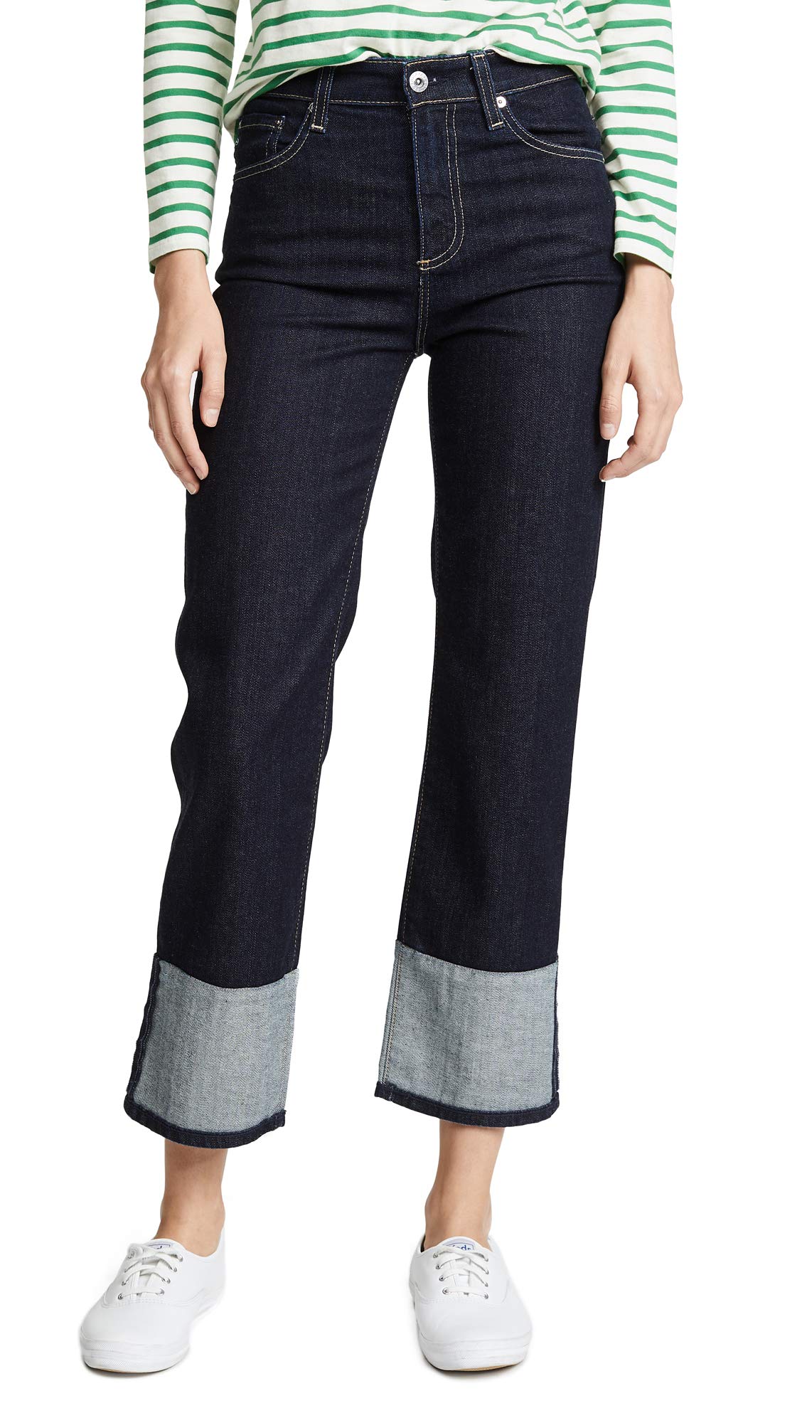 AG Adriano Goldschmied Women's Rhett High-Waisted Vintage Straight Leg Jeans - Classic Denim Pants for Casual Wear, Office & Date Night Outfits