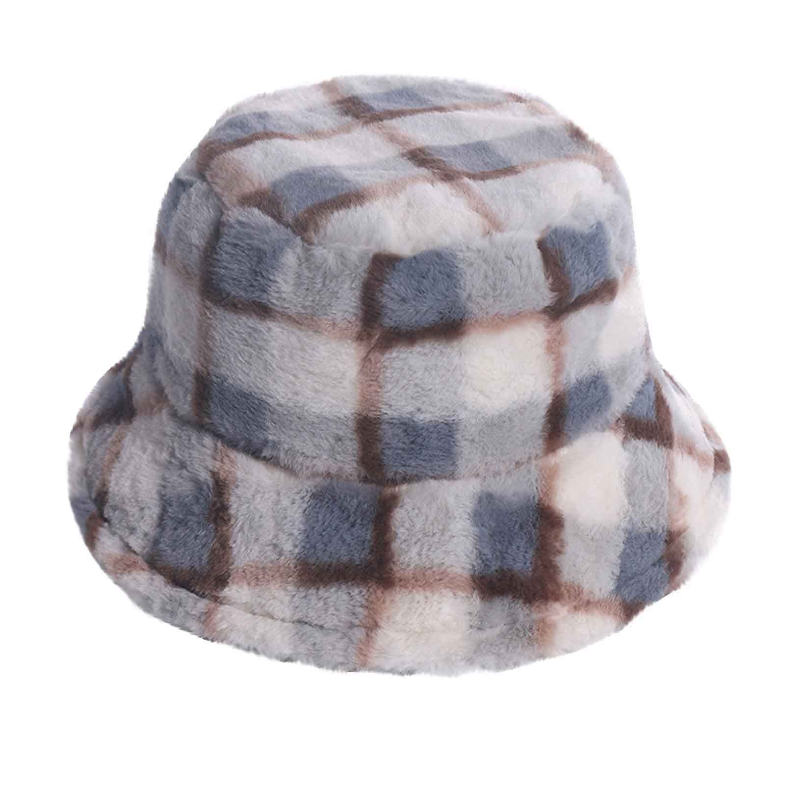 Fashion Winter Thick Warm Bucket Hat - Leopard Print Unisex Beanie for Men & Women | Cold Weather Outdoor Activities, Skiing, Snowboarding