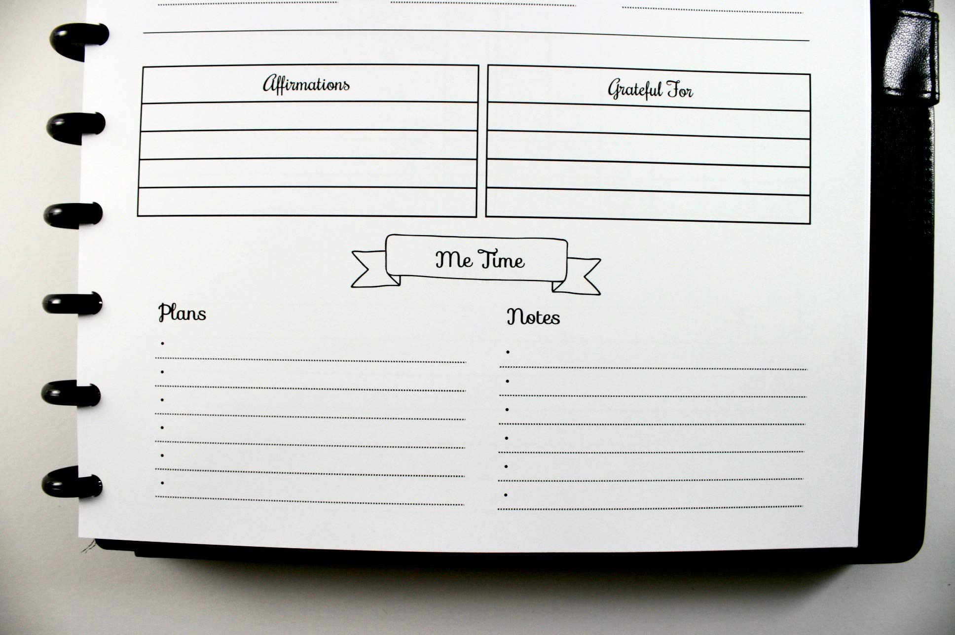 11-Disc Big Happy Planner Self Care Inserts - Wellness Planner Refill Pages for Mental Health & Fitness Tracking (Planner Sold Separately) | Perfect for Goal Setting, Habit Tracking & Self Improvement Journeys