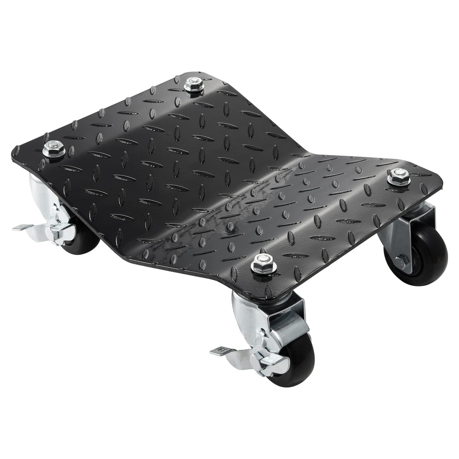 VEVOR 2-Piece Heavy-Duty Wheel Dolly Set - 3000 lbs Capacity Car Moving Dolly for Cars, Trucks, Trailers, Motorcycles & Boats - Perfect for Garage Repairs, Vehicle Storage & Auto Shop Maintenance