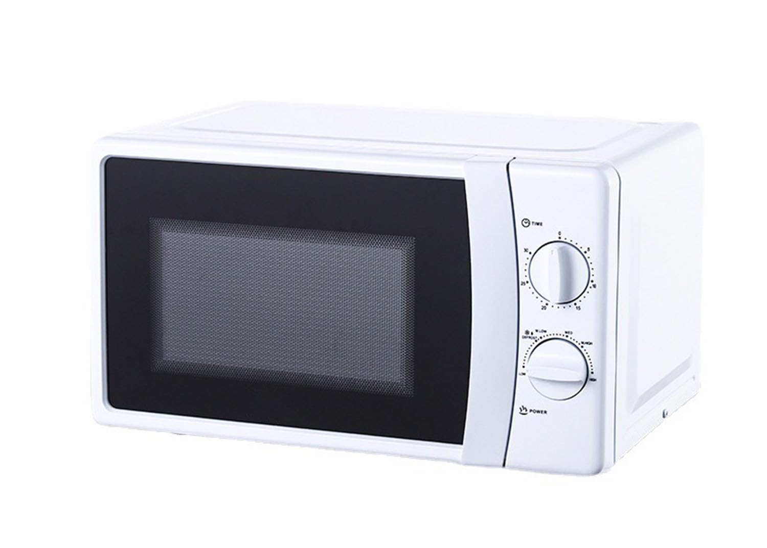 800W 20L Solo Microwave Oven with Defrost Function - 6 Power Levels, 30-Min Timer & One-Touch Cooking - Easy to Clean Compact Design in Blue - Perfect for Small Kitchens, Dorms & Office Break Rooms