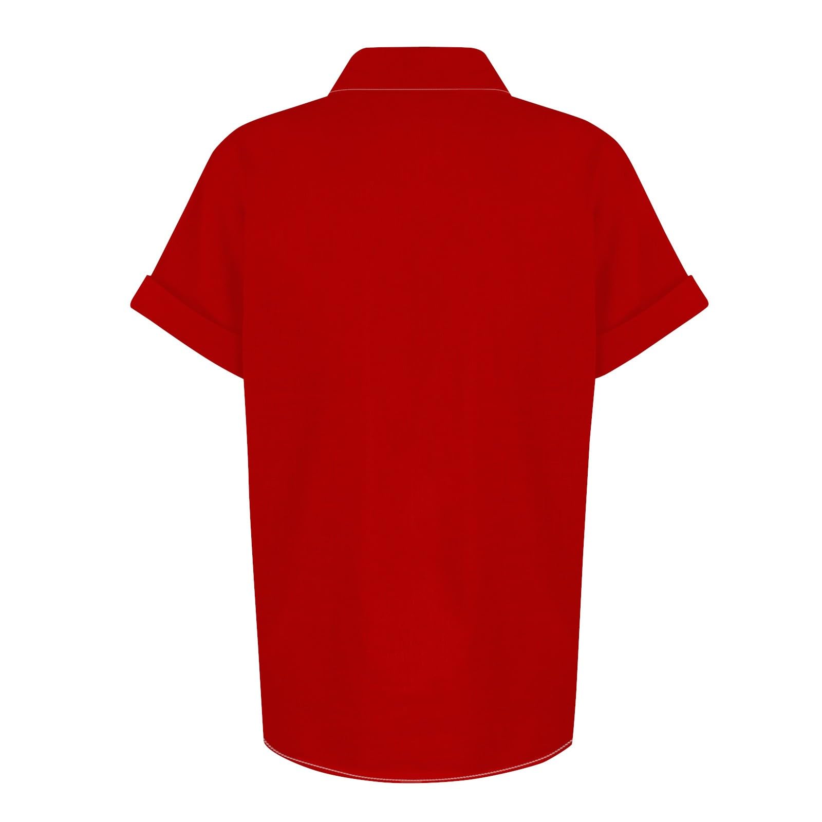 Women's Cotton Linen Short Sleeve Button Down Blouse - Casual Summer Tops with Lapel Collar | Perfect for Beach Outings, Office Wear & Weekend Brunch