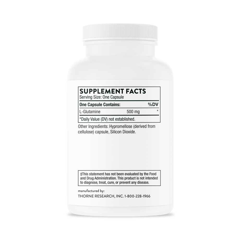 Thorne L-Glutamine Powder (SA518) - Pure Amino Acid Supplement for Muscle Recovery, Gut Health & Immune Support - Ideal for Athletes, Fitness Enthusiasts & Digestive Wellness