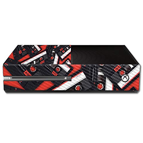 Premium Carbon Fiber Skin for Microsoft Xbox One - Mixtape Design | Protective & Durable Textured Cover | Easy to Apply & Remove | Made in USA | Perfect for Gaming Protection & Customization